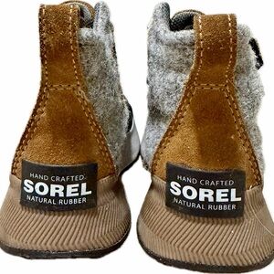 Sorel Kids' Tan and Gray Boots